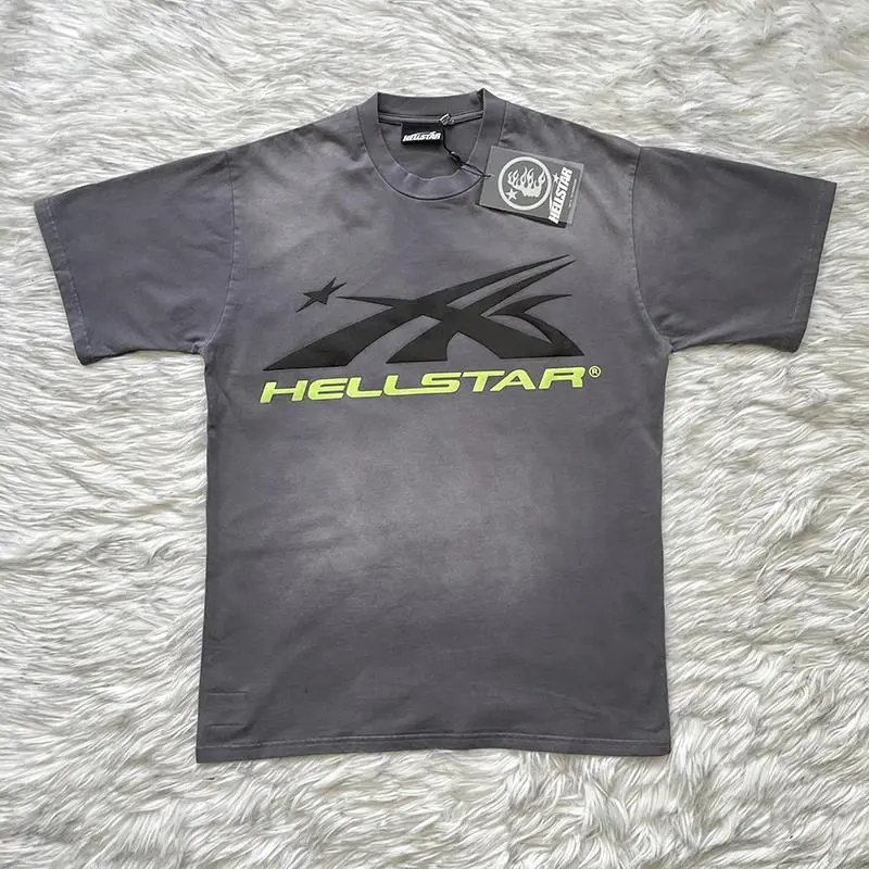 Hellstar Graphic T Shirt for Men Women, Y2K Streetwear Oversized Short Sleeve Tee, Minimal Logo Print Cotton Shirt, Casual Hip Hop Fashion Top, Trendy Urban Style Clothing