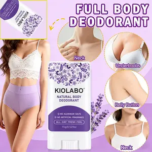 1 Pcs, Gentle Skin Friendly Natural Body Deodorant Stick, Long Lasting Lavender Scent for All Skin Types