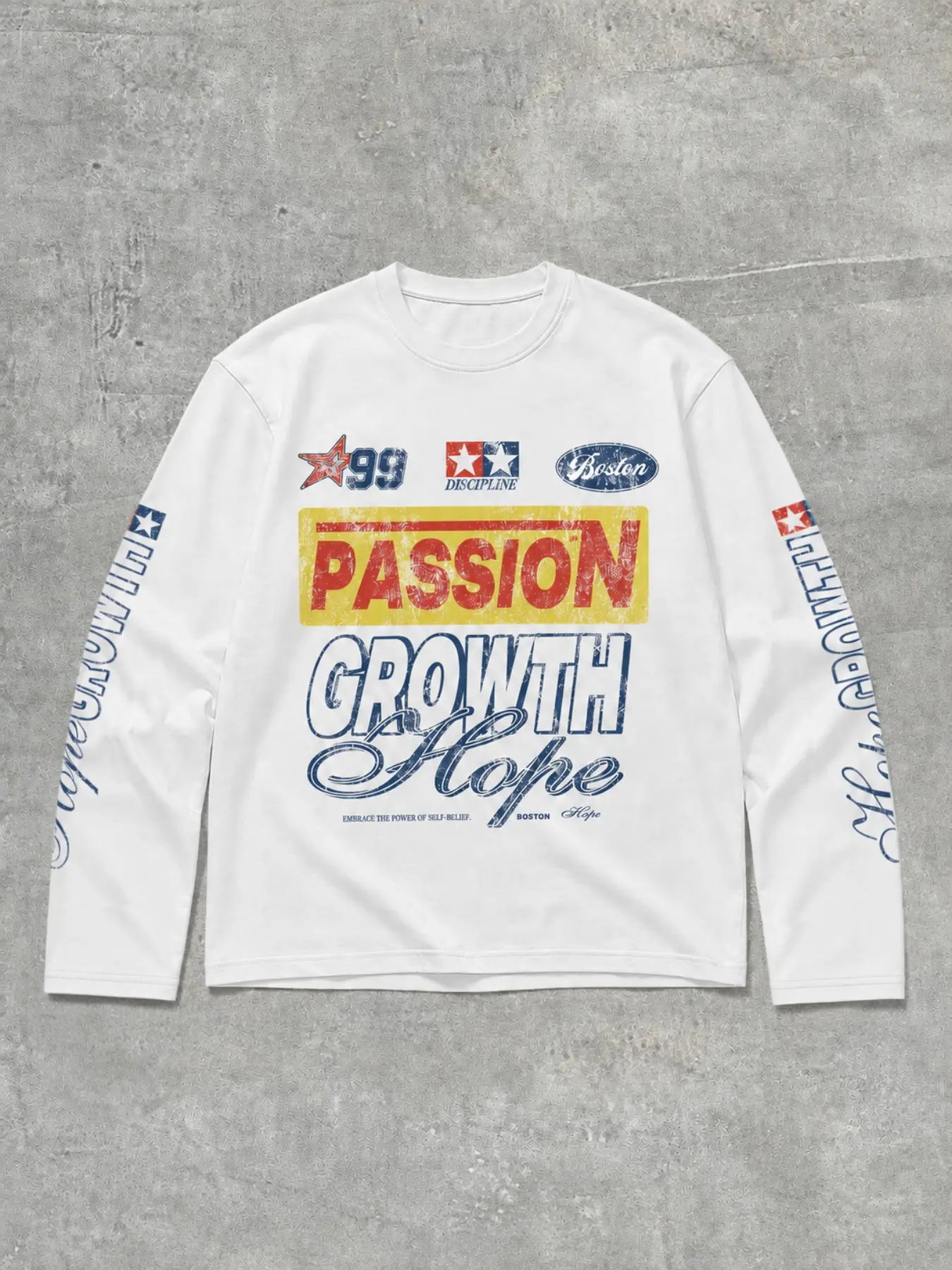 Vintage NASCAR Racing 99 Graphic Long Sleeve Tee, Retro Distressed Washed Black Crew Neck Top, Unisex Drop‑Shoulder Streetwear Base Shirt, Double‑Sleeve Letter Print for Couple, Music Festival, Spring‑Autumn Layering Wear