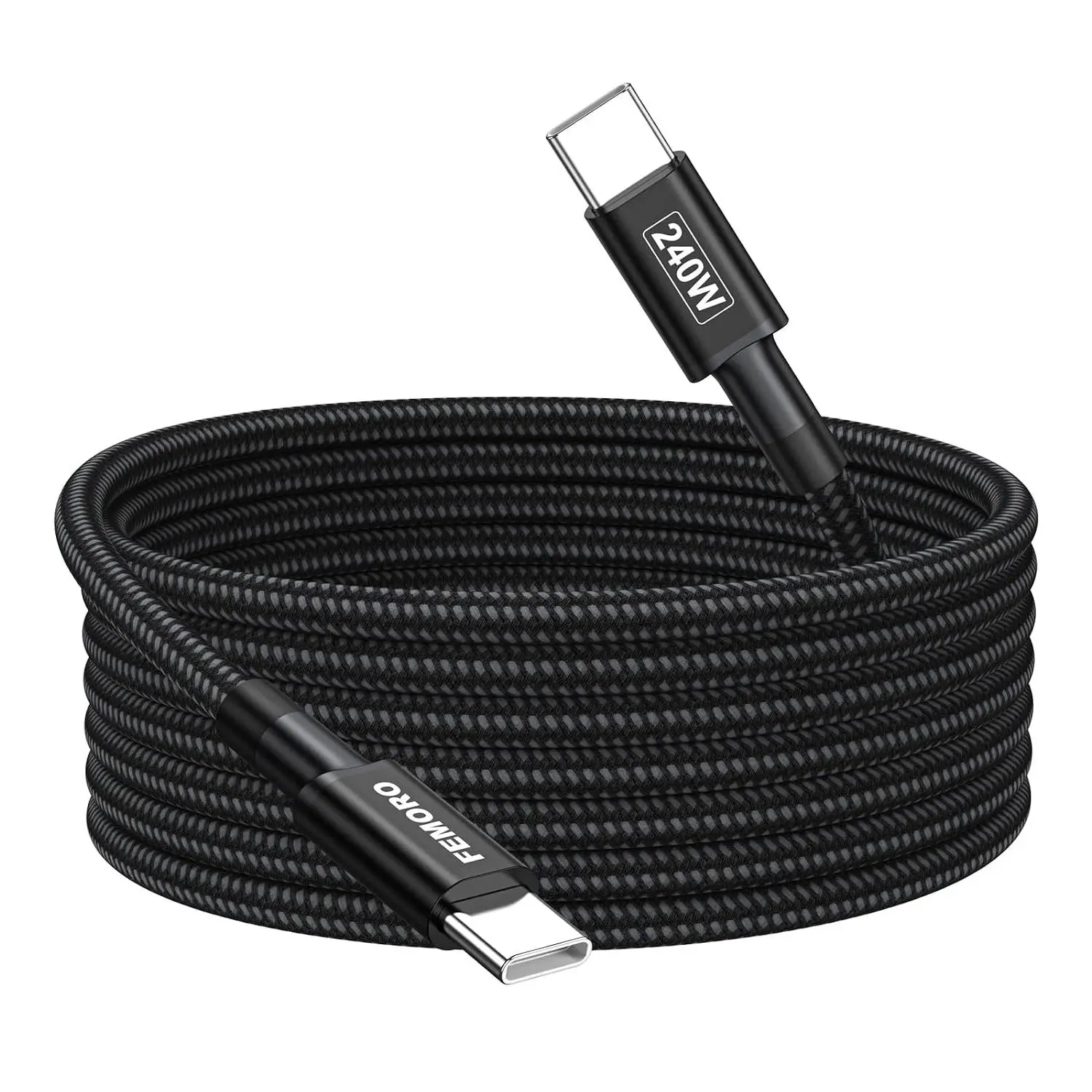 USB C    10ft, 240W USB-C Charge Hign Power Delivery Type C Cord for  15/16/17 Galaxy S26 Pixel 10 iPad MacBook Air/Pro/Neo Laptop and