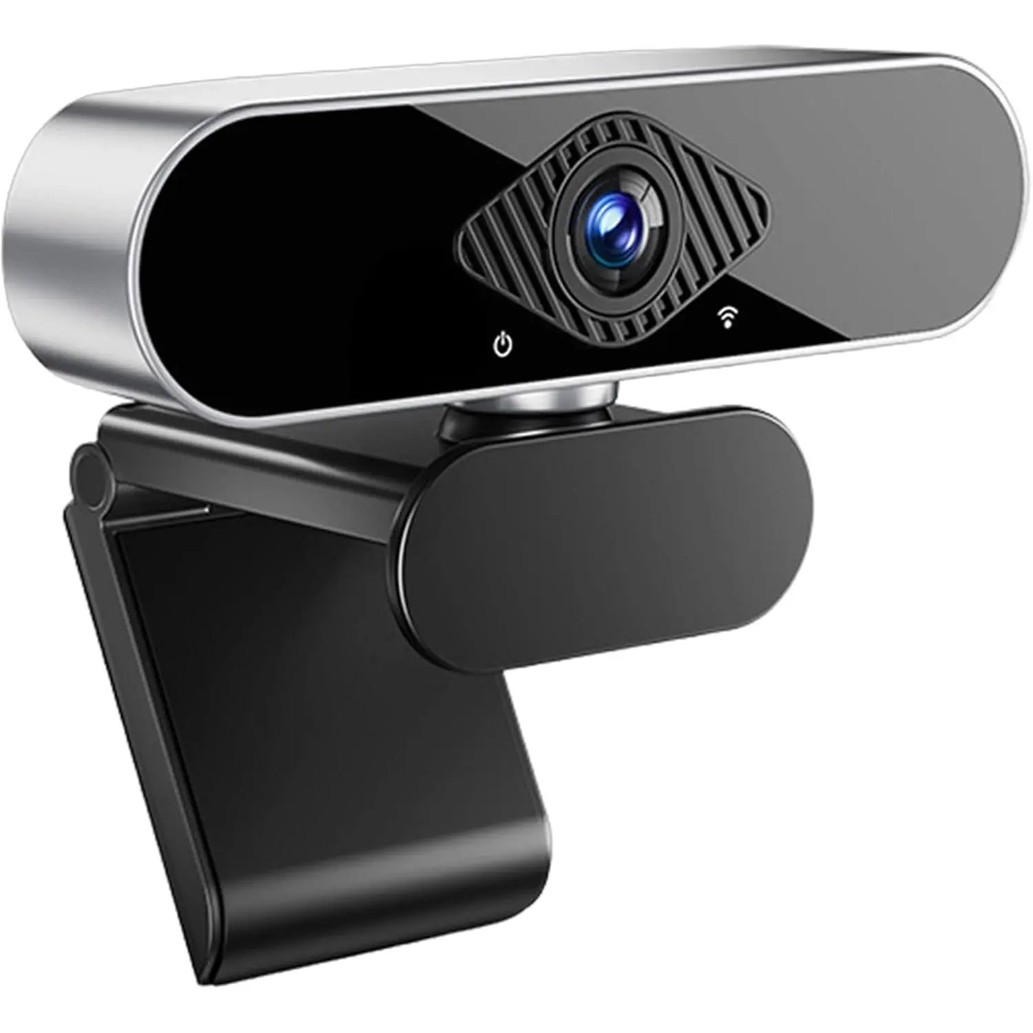 1080P Webcam for PC/Laptop, USB Webcam with Microphone, Noise Cancellation, Support Beauty, Plug & Play with Auto Light Correction for Video Calls, Live Streaming Gaming &  Meeting