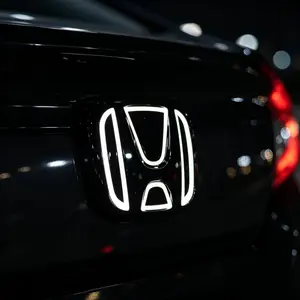 LED Rear Emblem Light for Honda Fit, Civic, Accord, CR-V - Waterproof Plug & Play Illuminated Logo Badge Glow Light for Honda Cars, SUVs (Night Drive)