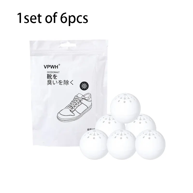 6/12/24 Pcs Shoe Deodorizer Balls, Shoe Odor Eliminator, Sneaker Deodorant, Natural Plant Extract, Safe & Non-Toxic, Ideal for Sports Shoes, Bags, Lockers, Freshen Up Footwear