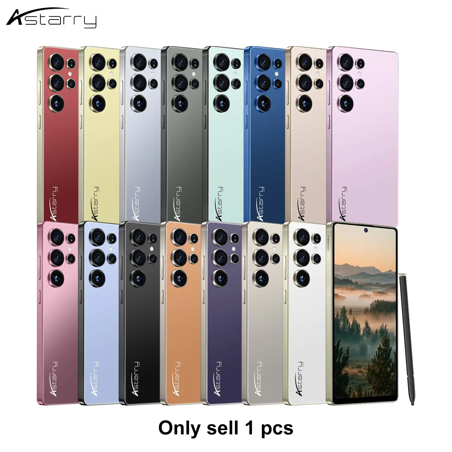Astarry-25 Ultra cost-effective 6+64/6+128GB Android 12 smartphone, 6.75-inch touch screen, 8+20MP pixel camera, eight nuclear processor, 4100mA battery, dual card standby.