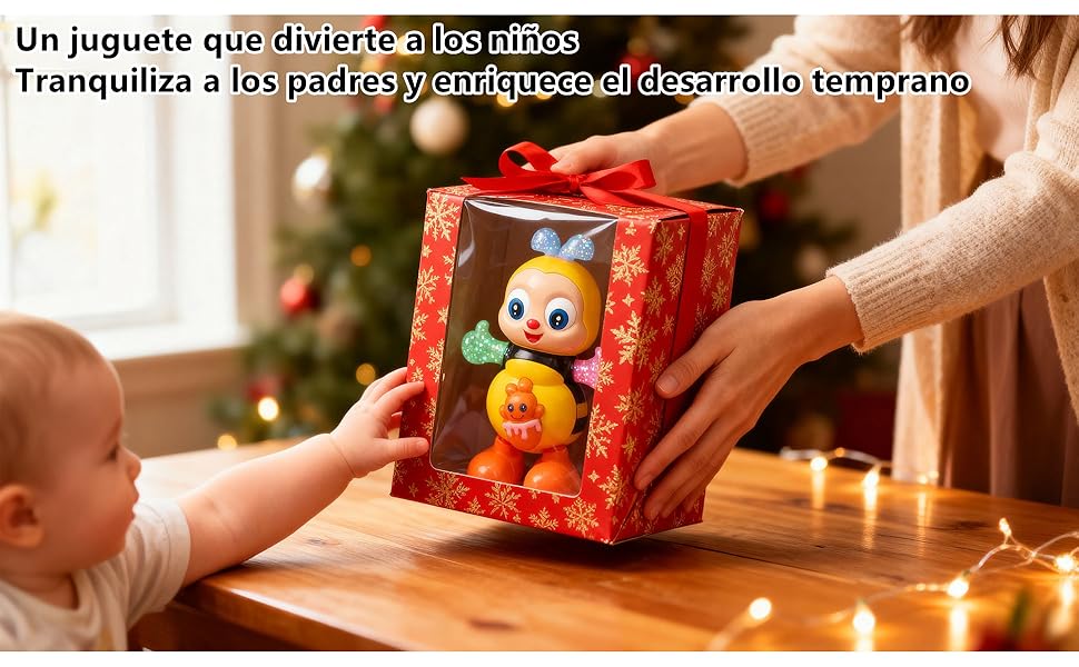 Dancing Bee Toy with Music & LED Lights – Dancing Bee Toy with Sounds and Lights for Children, Preschool Sensory Learning Toy for Toddlers