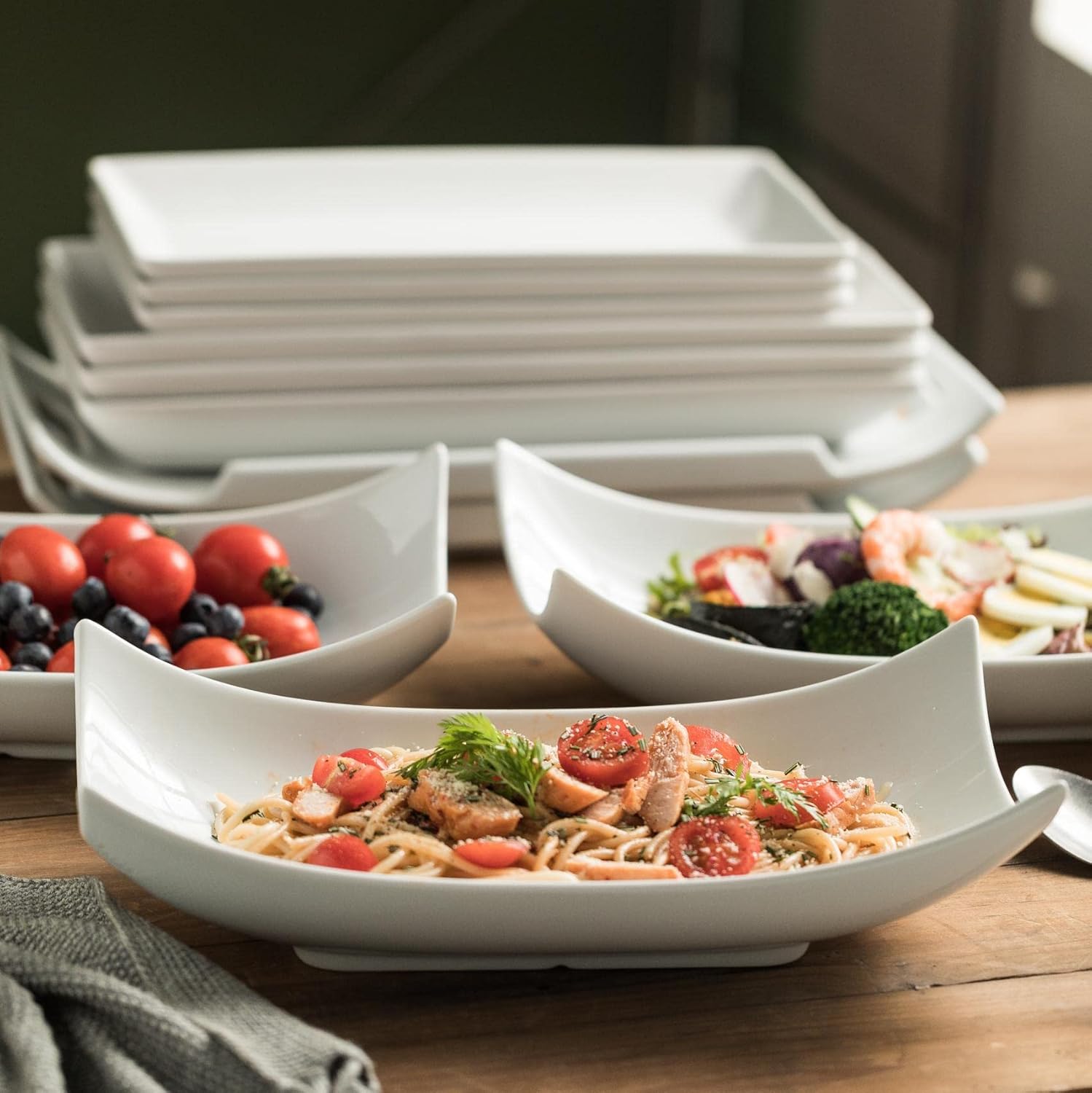 Serving Platters Serving Bowls Set Turkey Serving Platter Porcelain Serving Dishes For Entertaining Special Curved Deep Large Thanksgiving Christmas Dishes Gifts Set of 3 White 12 Inch Serving Platters Serving Bowls Set Turkey Serving Platter Porcelain Serving Dishes For Entertaining Special Curved Deep Large Thanksgiving Christmas Dishes Gifts Set of 3 White 12 Inch