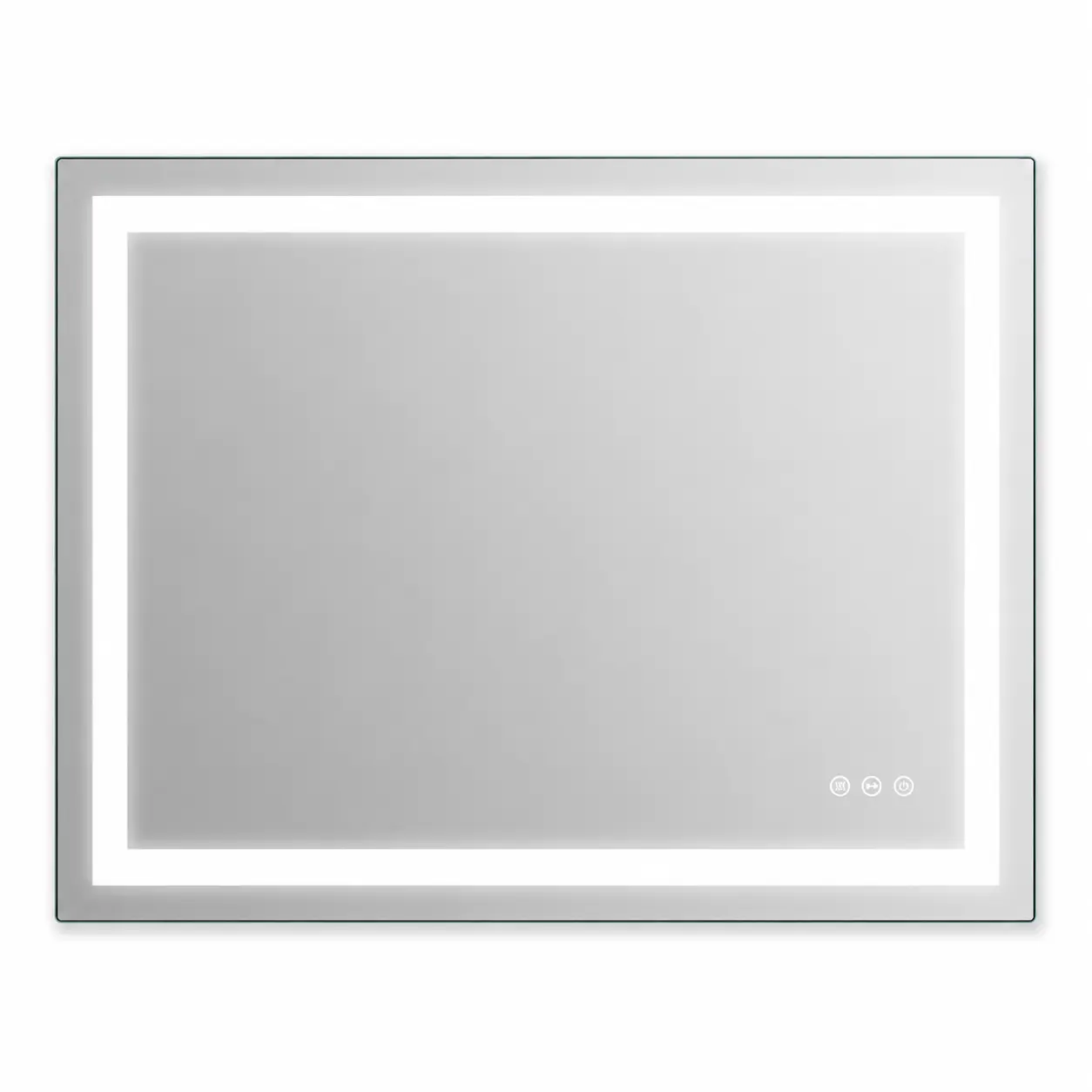LED Bathroom Mirror with Front and Backlit Lights, Dimmable Wall Mount Vanity Mirror with 3 Color Temperatures, Anti-Fog, Memory Function and Touch Controls, ETL Listed Plug-In Design for Horizontal or Vertical Installation, 48x36, 60x30 and 72x36 Inches