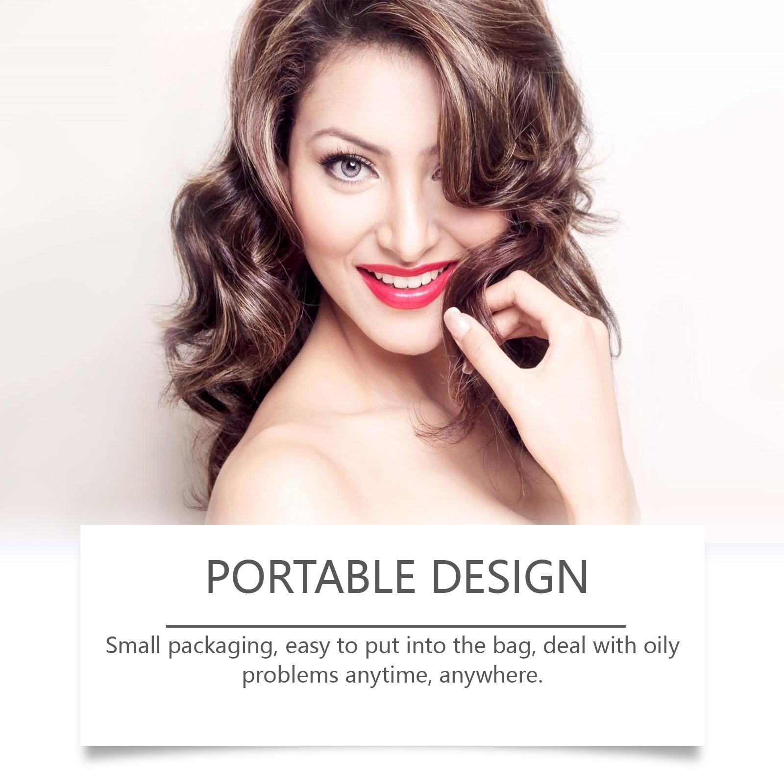 OUHOE Oil Blotting Sheets (Carbon Black), Cellulose & Kaolin Dual Oil Control + Carbon Black Deep Purification, Matte Finish, Vitamin E Antioxidant, Makeup-Friendly No Powder Removal for Oily Skin