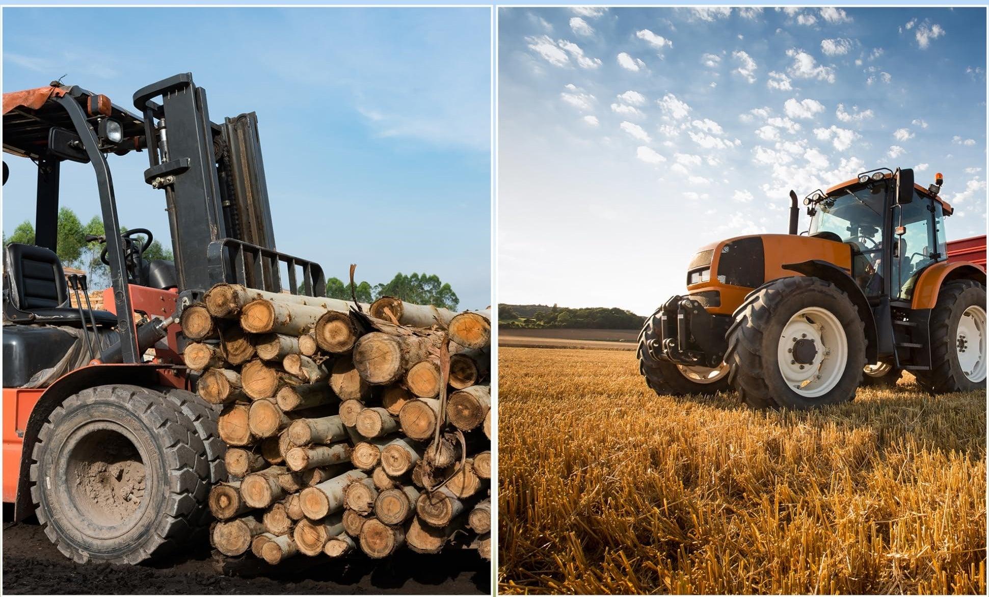 GARVEE Heavy Duty GARVEE Clamp on Pallet Forks for Tractor Bucket Loader & Skid Steer, 60" & 43" Sizes, Adjustable Stabilizer Bar (18"-34" & 13"-23"), 1500lbs Capacity for Efficient Material Handling