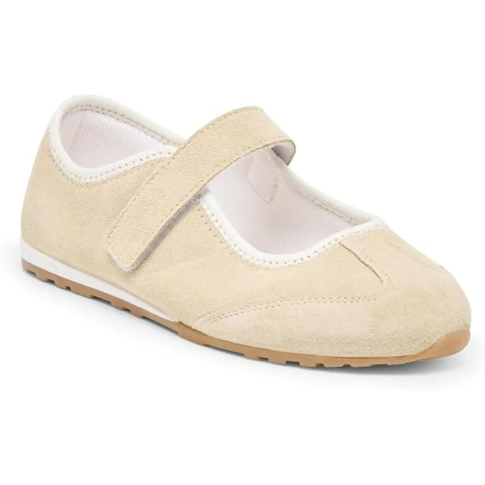 Coutgo Womens Fashion Sneakers Mary Jane Ballet Flats Slip On Walking Shoes | Ballet Sneakers,Tennis,Comfortable,Lightweight,Dressy Casual,Shopping,Streetwear,Non Slip Shoes sohochic