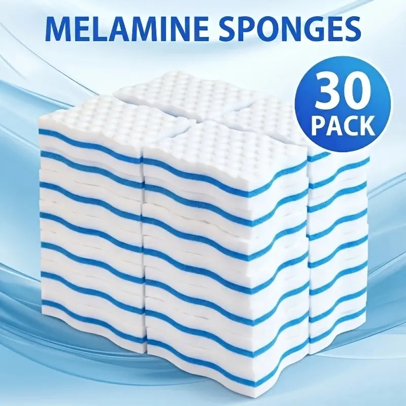 30pcs Melamine Sponge Magic Sponge Eraser Suitable for Dishwashing, Kitchen, Bathroom Cleaning Tools