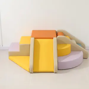 Cute Crocodile Slide for Babies 0-3 Years, Safe Odorless Epe Core + Soft PU Leather, Free Assembly Play Area, Perfect for Chewing Safety