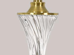 Touch Control Dimmable Table Lamps for Bedrooms, 3-Way Gold Crystal Bedside Lamp with USB Ports, Set of 2 Contemporary End Table Lamps with White Drum Shade for Living Room Reading, LED Bulbs Included