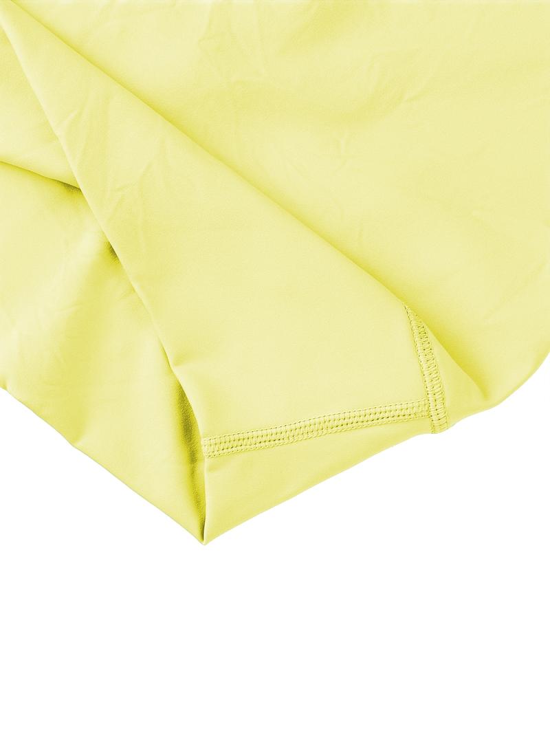 2PCSWomen's Solid Color Short Sleeve Tee & Shorts Set, Breathable Gym Yoga Running, Training Clothes, Comfortable Sportswear for Women