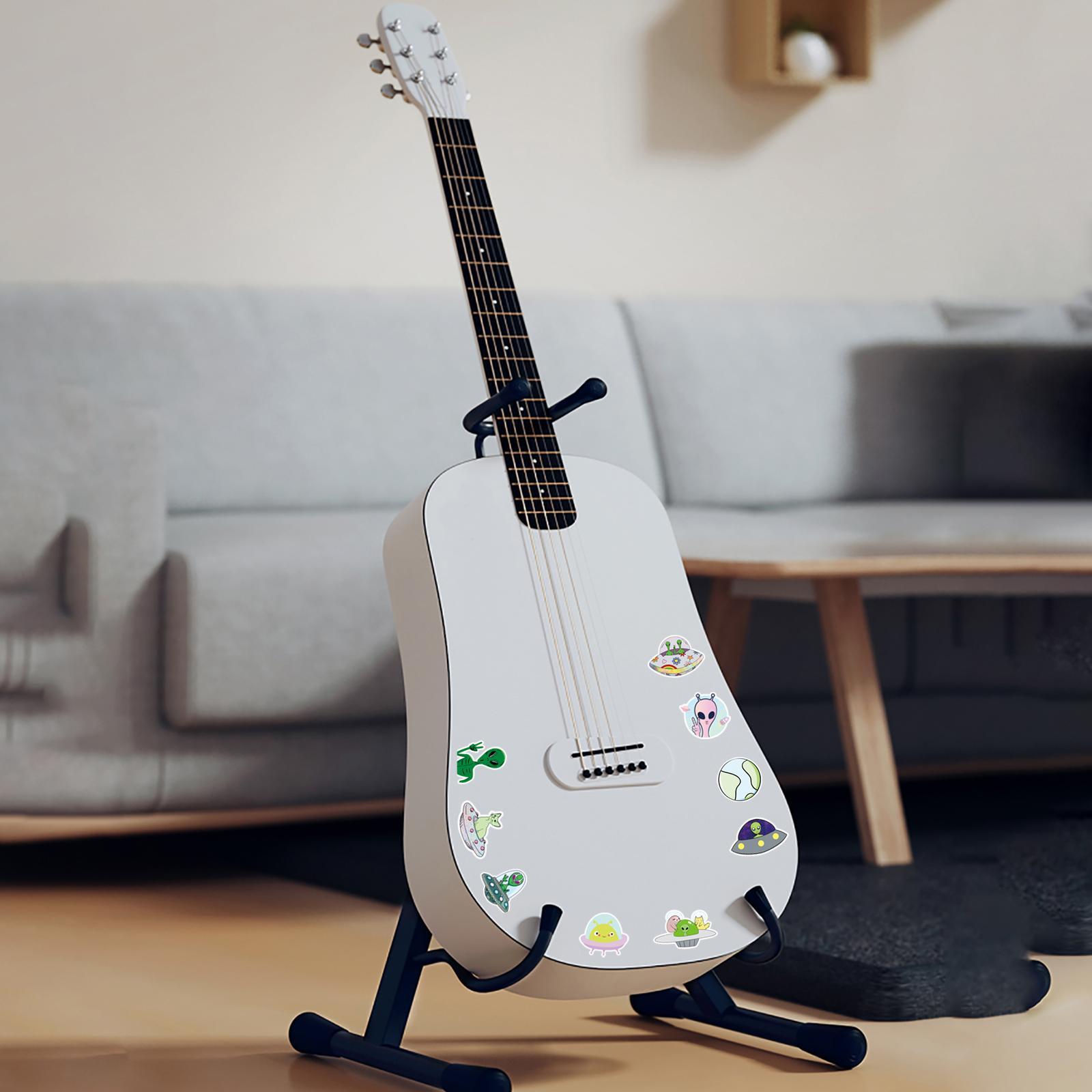 Alien Pattern Sticker, 50pcs/set Cute Cartoon Sticker, Decorative Sticker for Scrapbooking, Journaling, Gift Wrapping, Funny Stickers