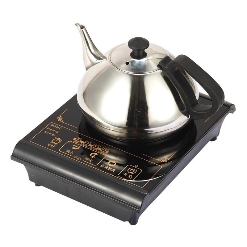 Square Mini Induction Cooker Hot Pot Stove Tea Boiler Touch Control Tea Maker