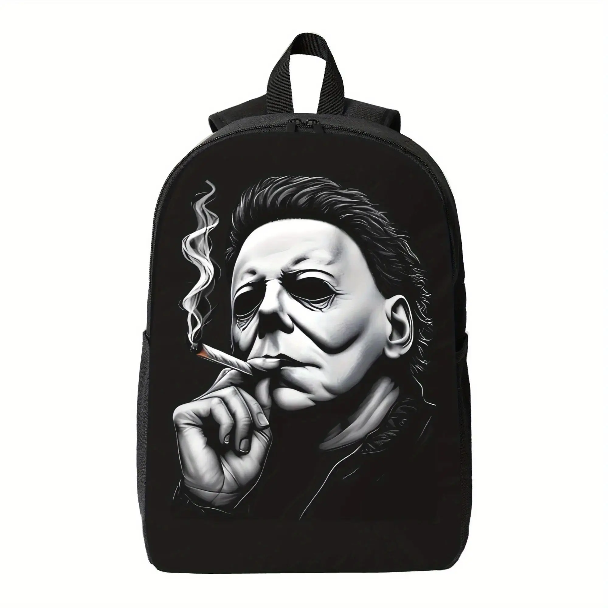 Leisure backpack Michael Myers Stand Out From The Crowd Bold Anime Print Casual Backpacks