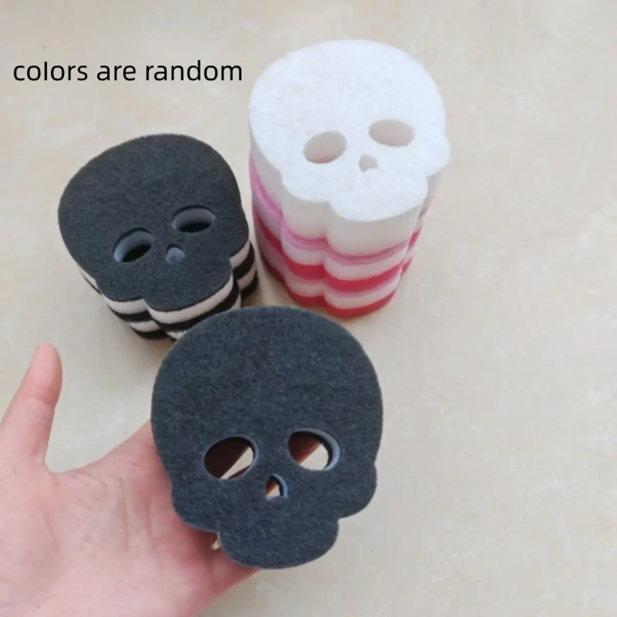 Halloween Kitchen Sponge Set, 6 Creative Shapes, Pumpkin Ghost Design, Fun Cleaning Tool, Dishwashing Sponge, Perfect for Photos, Must-Have Holiday Gift