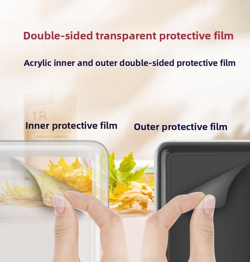 PadShield Transparent Acrylic Shockproof Shell, Slim Clear Protective Case for Kobo Clara Color 2E BW 6 Inch