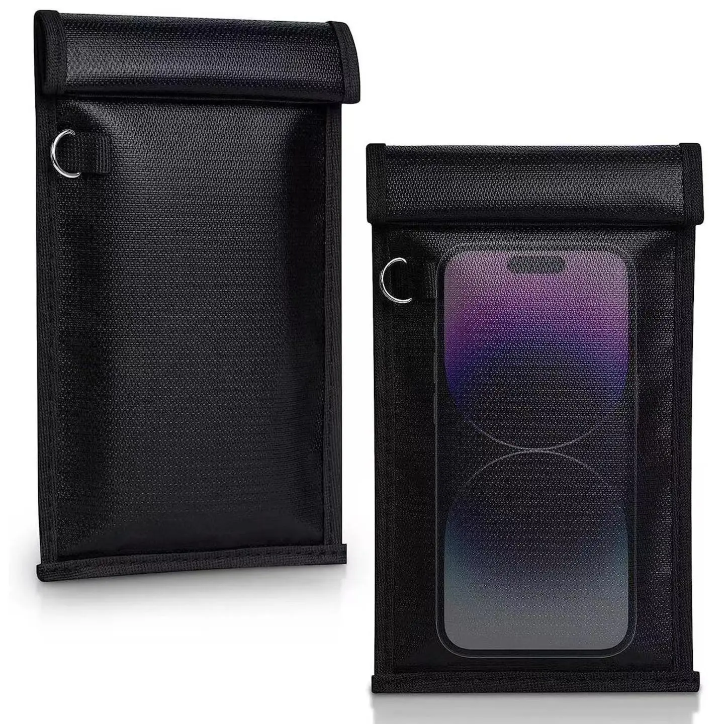 Faraday Privacy Bag, Emp and RFID Blocking, Anti-Tacking, Fireproof Key Protection, Phone, Radio, Car Keys, Security Storage