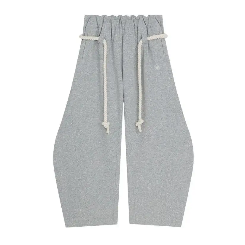 Wide-Leg Sweatpants - High-Waist, Drawstring Elastic Waist, Pockets, Vintage Streetwear Unisex Joggers, Women's Clothes, Mens Clothing, Women's Bottom,summerwins,summeroutfits,vacationoutfits,beachoutfits