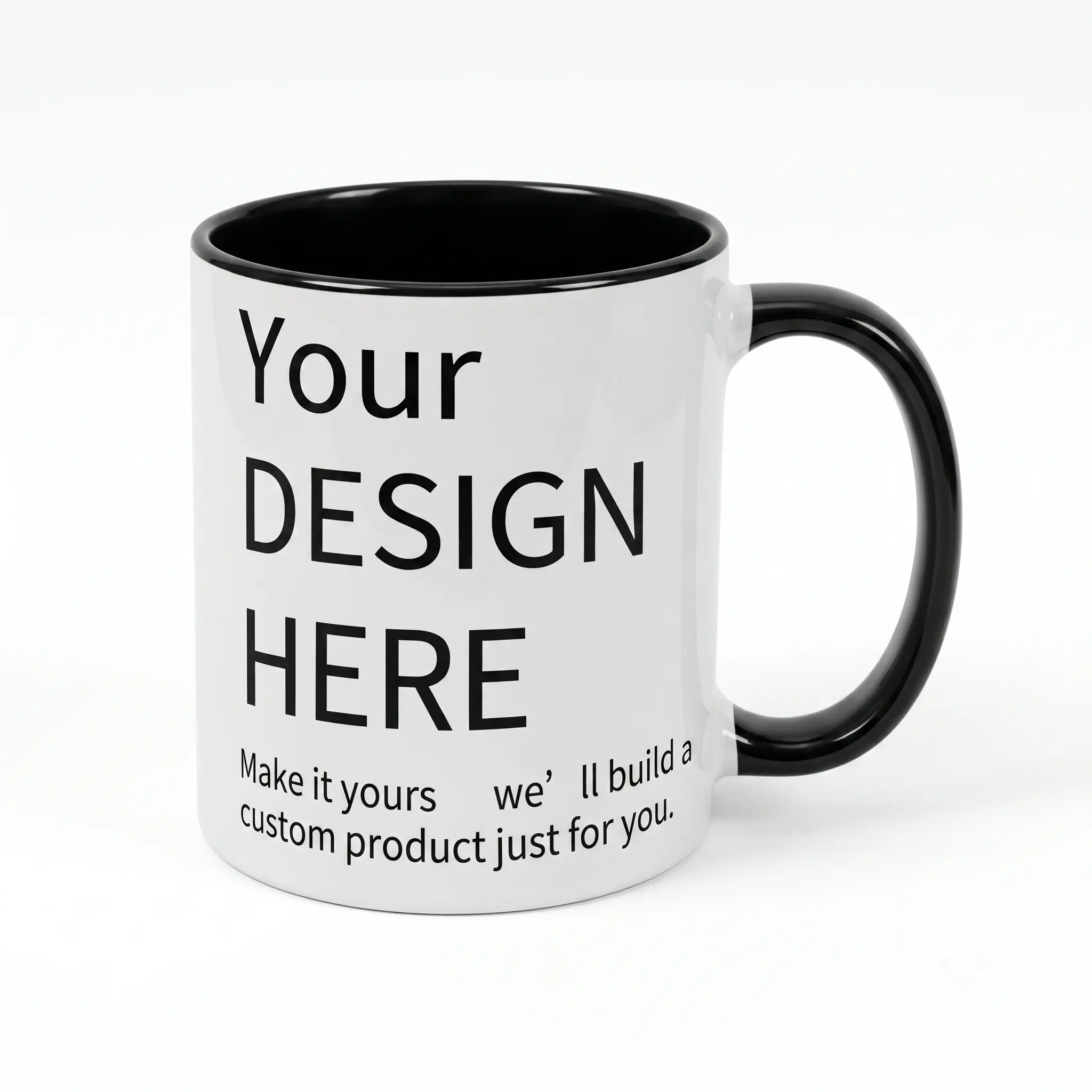 Personalised Printed Ceramic Mug - 11oz/330ml Custom Photo Drinkware, Reusable Washable Coffee Cup with Handle, Great Gift for Bestie