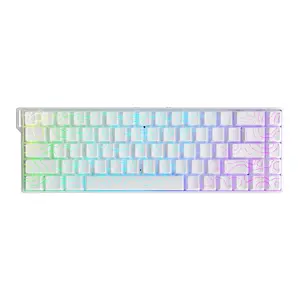 AJAZZ 65% layout AK680 V2 e-sports game specific keyboard wired magnetic switch mechanical keyboard ice island switch 68 key compact RGB DIY support multiple systems suitable for FPS e-sports games and office