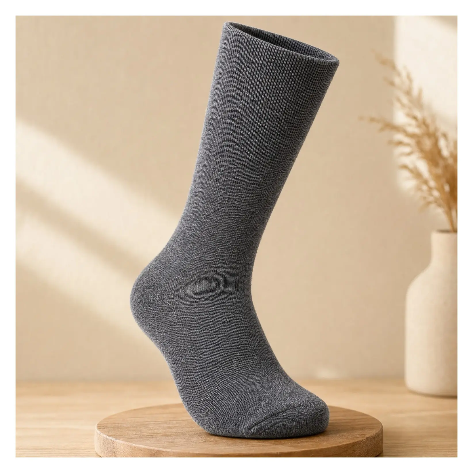 Alpaca Crew Socks for Men & Women, Moisture Wicking, Temperature Regulating for Hiking and RunningGift