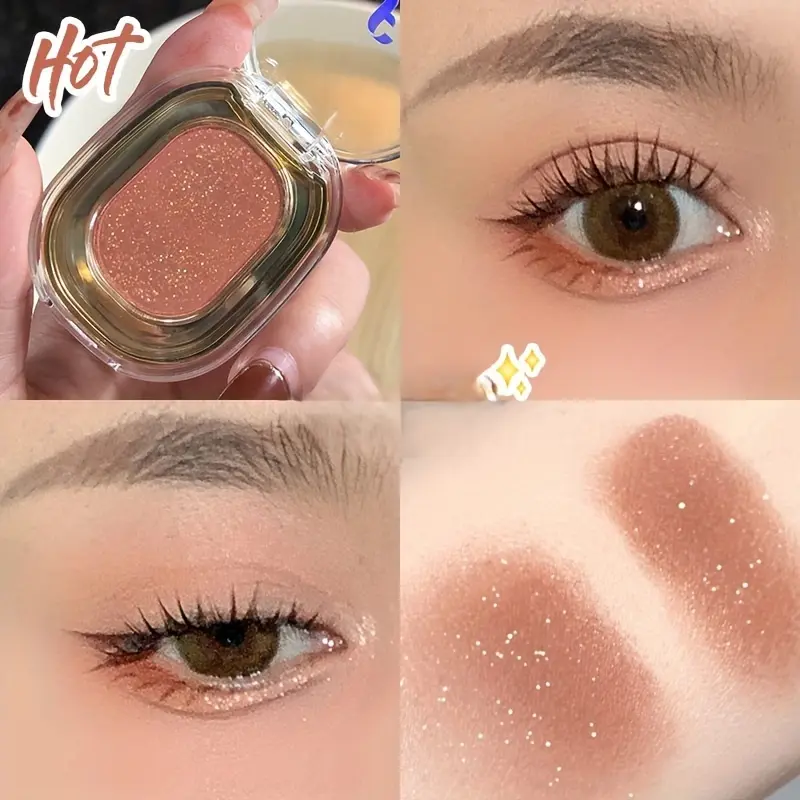 Single Monochrome Gentle Brown Matte Powder Eyeshadow - Long-Lasting, Lightweight, Natural, Beginner-Friendly, Cosmetic
