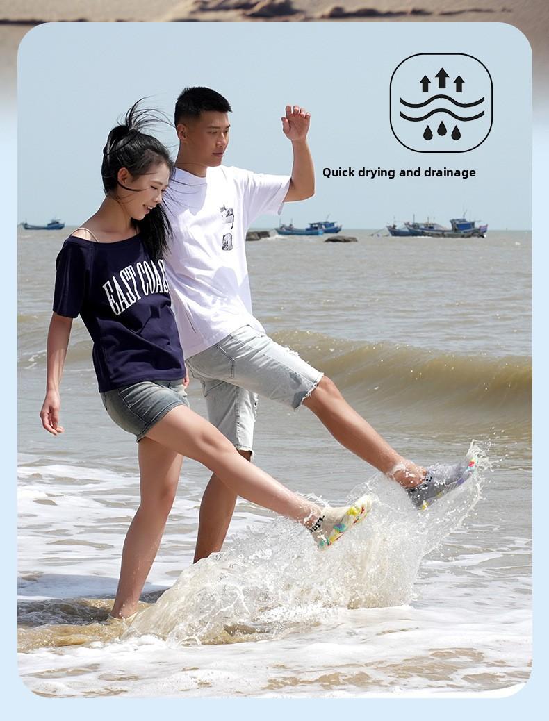 Men's and women's quick-dry wading shoes, outdoor non-slip water shoes, indoor fitness amphibious thick-soled anti-puncture shoes