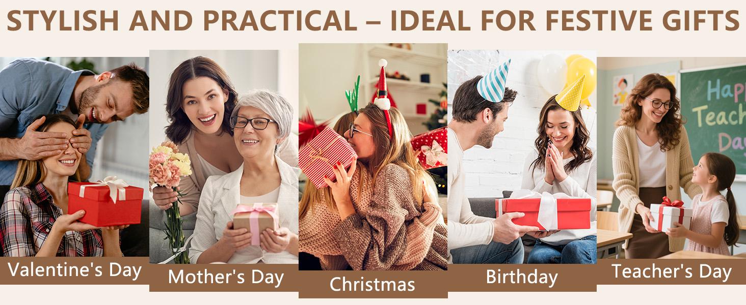 Large Bible Bag with Bible Cover Case for Women, Quilted Church Tote Bag Bible Carrying Case w/Shoulder Strap, Bible Study Supplies Journaling Kit Bible Accessories Christmas Christian Gifts for Women