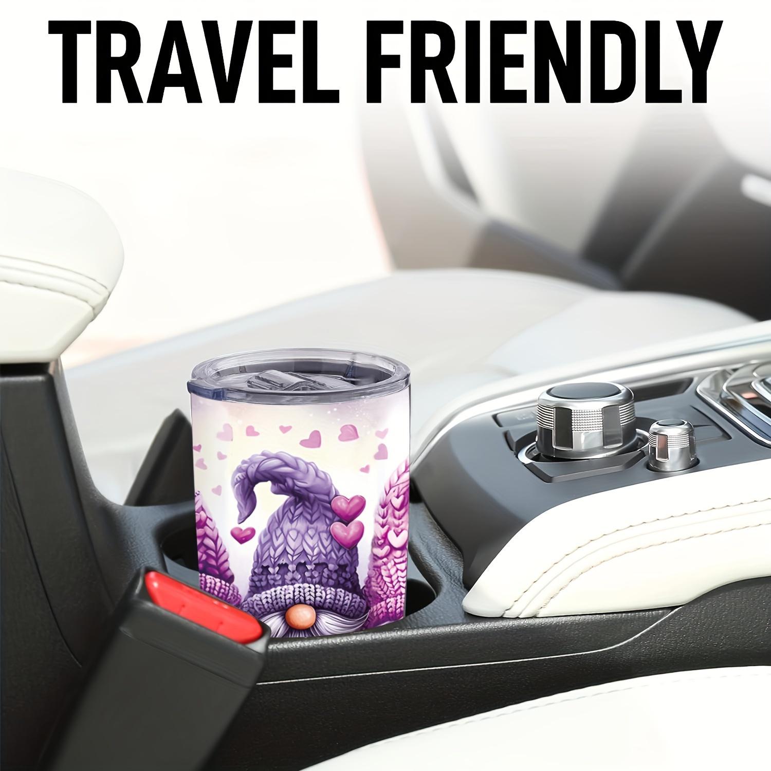 20-Ounce Covered Water Bottle - Double-Walled Insulated Stainless Steel Flask, Suitable for Year-Round Use, Perfect for Outdoor Travel Accessories And Delightful Gifts for Christmas And Valentine'S Day.