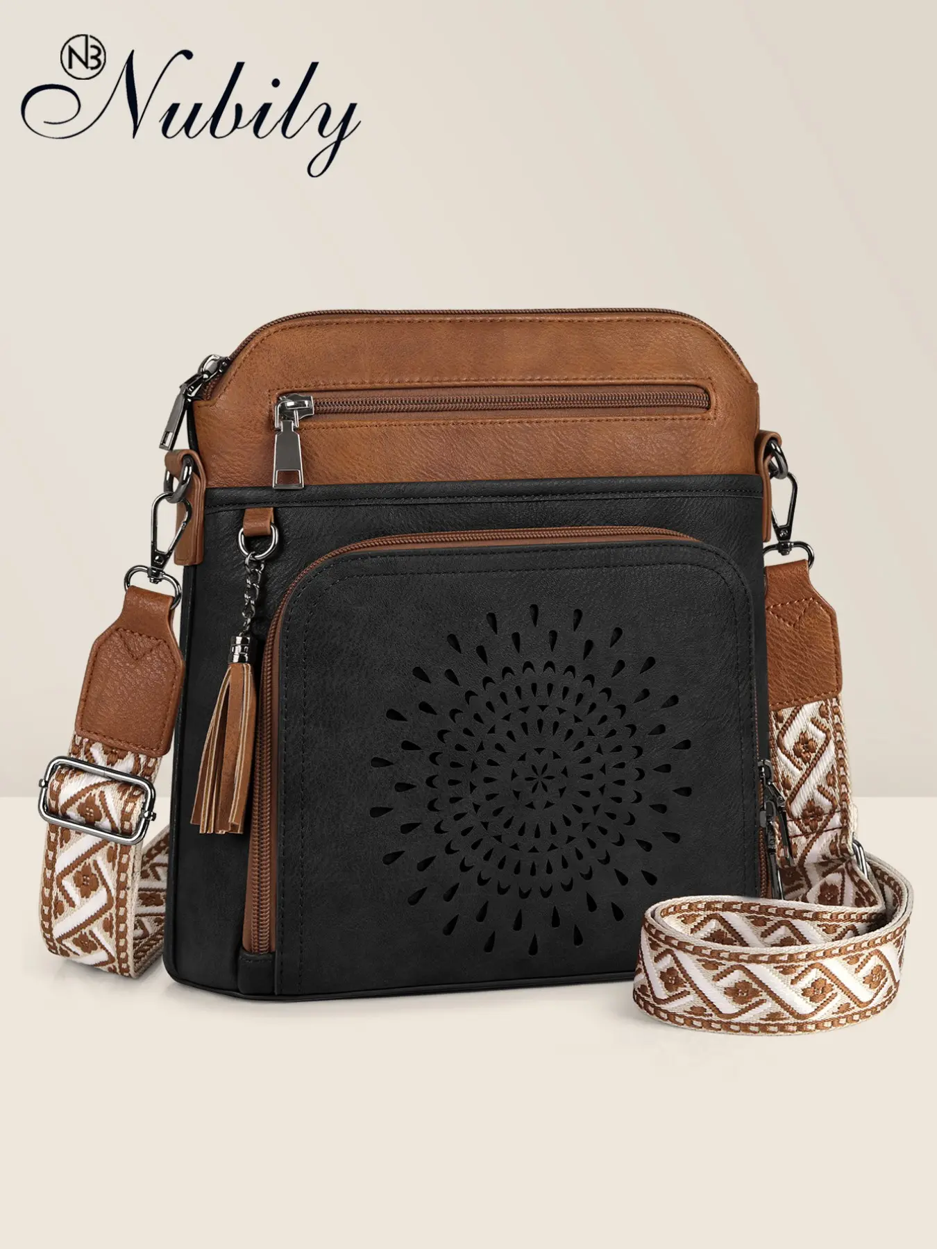 Trendy Crossbody Bag for Women, Soft PU Leather Shoulder Purse, Adjustable Wide Strap, Spacious Handbag for Daily Use, Commute, Travel, Commuter Bags