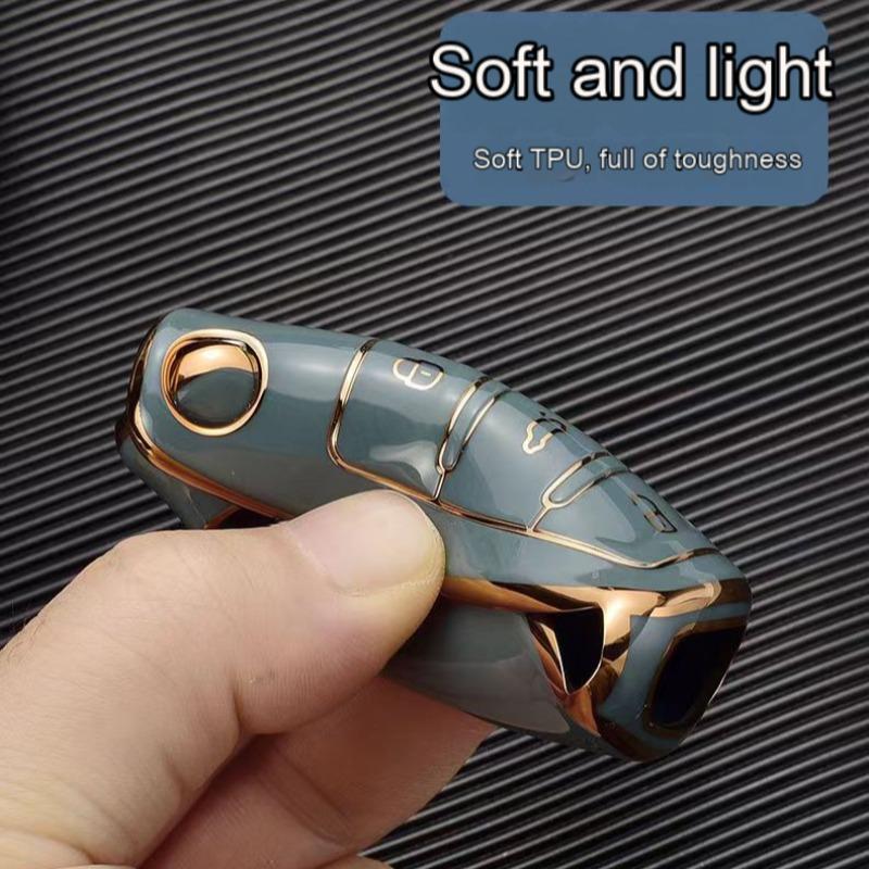 Fashion Car Key Case, Anti-theft Universal Protective Car Key Case Cover for Volkswagen, Toyota, Golf 4 3 5 6, MK6, Passat B5 B6 B8 B7, Touran, Bora, Tiguan, Jetta, Car Key Protector