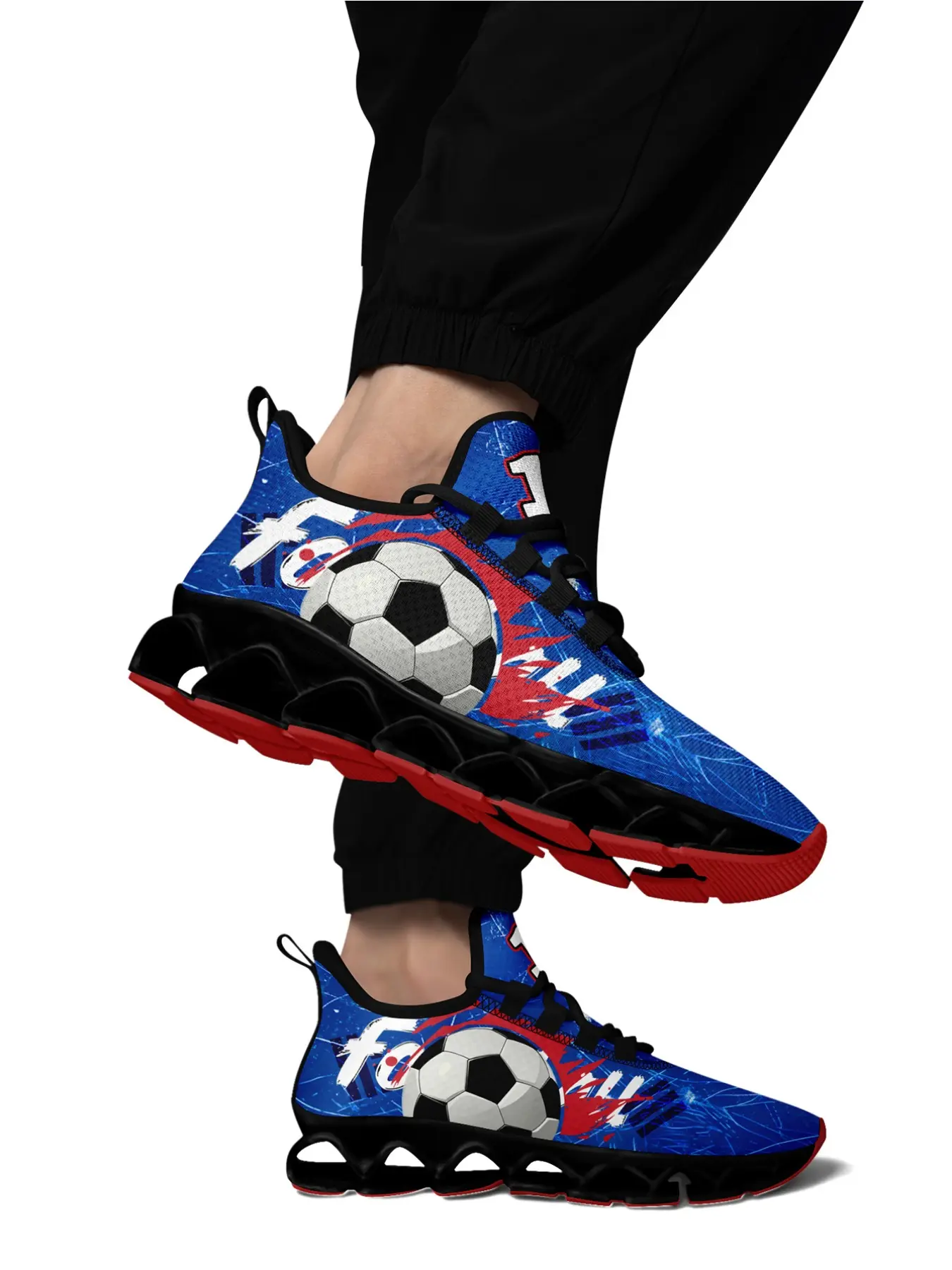 Shoes For Men, Patriotic Korea Soccer & KOREA Pattern Lace-Up Low Top Casual Shoes, Lightweight Sports Shoes, Comfortable Tennis, Running & Walking Sneakers, Breathable Plus Size