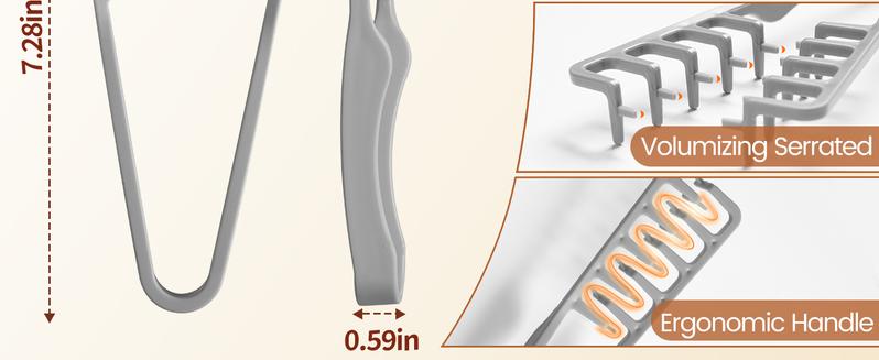 Puff Texture Styling Comb Natural Curl Perm Tool Root Volume Cover Hair Gap Beauty Brush, Hair Care Accessory, Easy Use