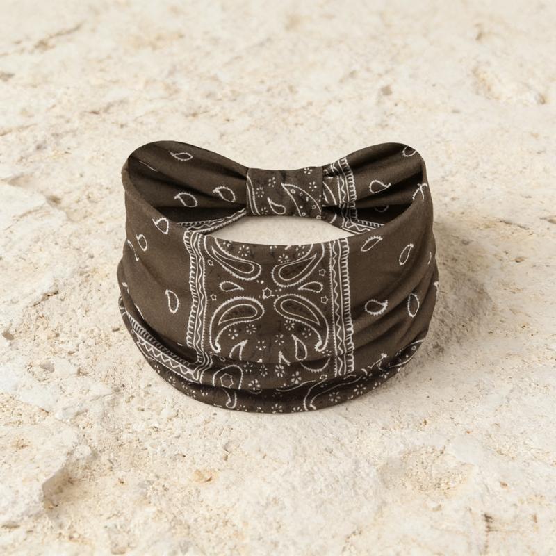 Yoga Elastic Sports Headband, Solid Color Non-Slip Sweat-Absorbent Hairband for Fitness, Hair Tie Headscarf