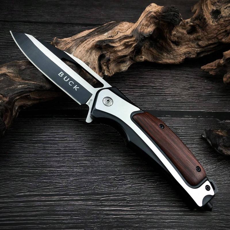 DA130 Outdoor EDC 5Cr13 Blade Camping Pocket Knife Survival Fruit Knife Self Defense Tool Knives BUCK
