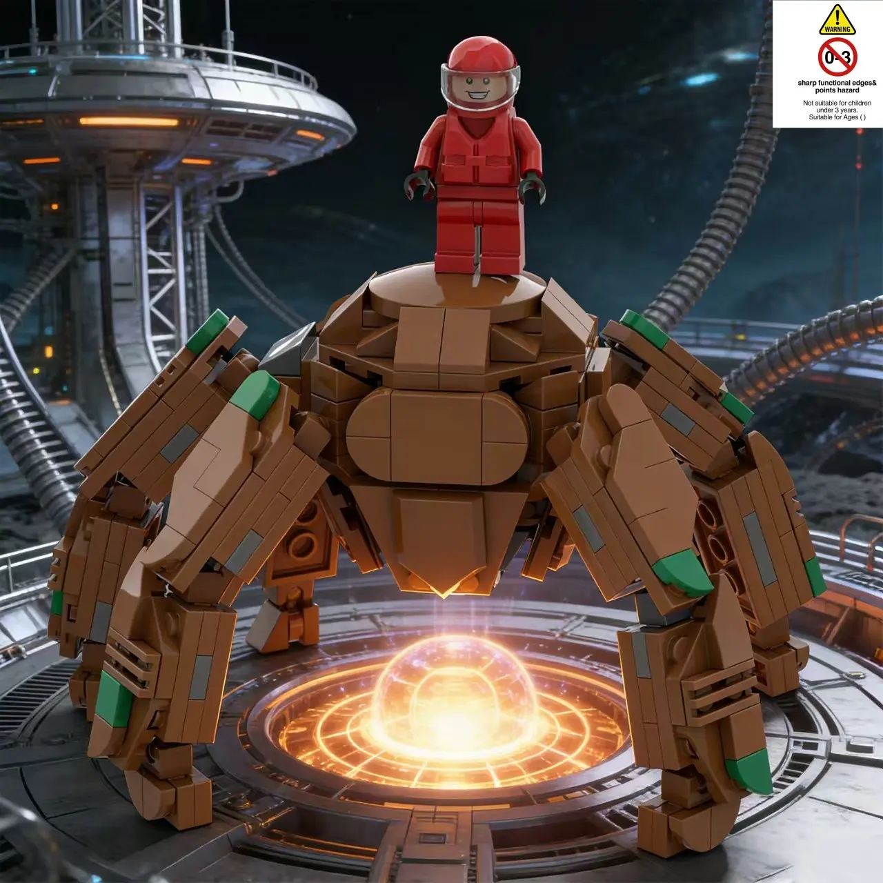 308pcs Loki Stone Man & Astronaut Figure Set, Sci-Fi Alien Dolls, Compatible with Mainstream Lego Brands, Perfect for Collectors & Gifts