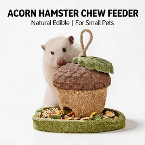 Acorn Grain Warehouse, Hamster Chewing Stick, Golden Hamster Nutritious Food Bowl, Small Pet Toys, Landscaping supplies