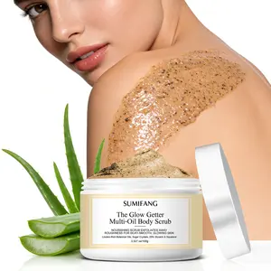 Plant-Based Body Scrub, Plant Oil Infused, Linoleic Acid Nourishment, Sugar Granule Massage, Smooths & Brightens, Gentle Exfoliation, Hydrating Lock-In Moisture