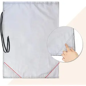 2 Pack Cloth Snake Reptile Bag with Bite Free Pouch Corner Drawstring for Capturing Moving Transporting Hunting Catching Snakes Reptiles to Vet or Travel