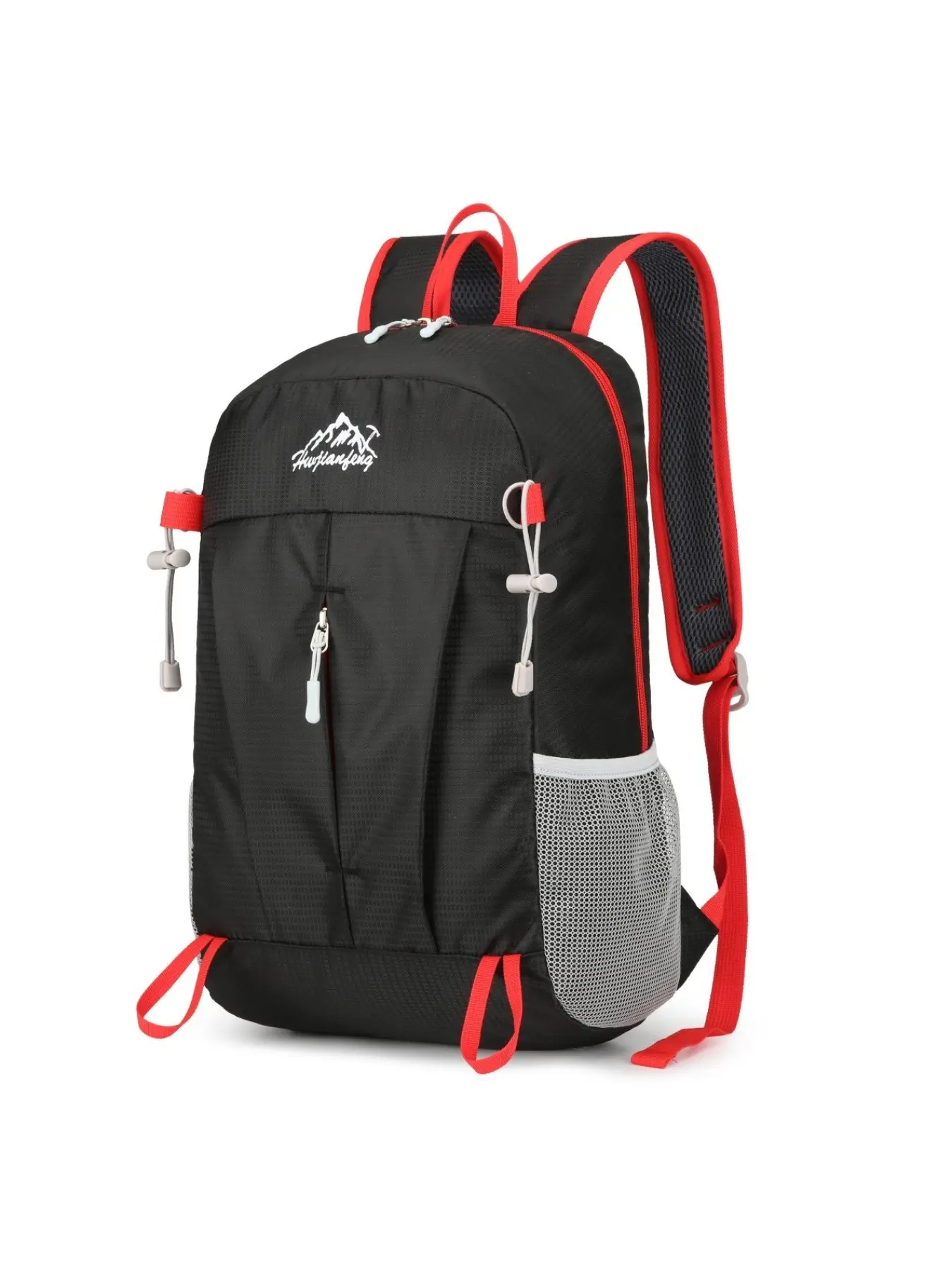 Portable Foldable Backpack, Waterproof Large Capacity, Outdoor Travel Fitness Hiking Climbing Bag, Sporty Nylon Material, All Seasons Use, Hiking Trekking Rucksack