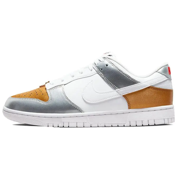 Nike Wmns Dunk Low SE 'Silver Gold Metallic' DH4403-700