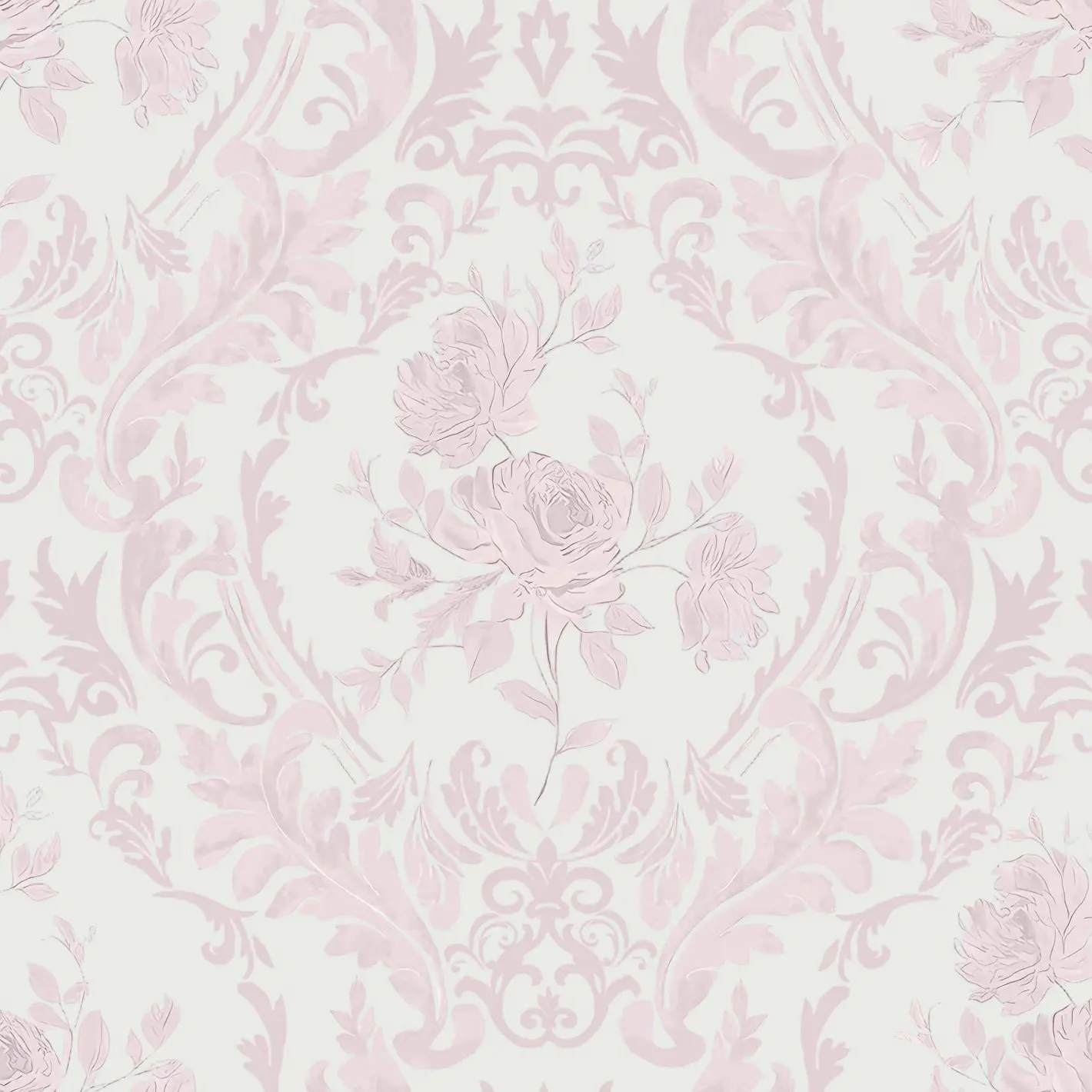 Peel-And-Stick Wallpaper, Vintage Floral Pattern, Bohemian Style, Self-Adhesive Vinyl, Removable, for Living Room Bedroom, 17.3x118.11/196.85 Inches