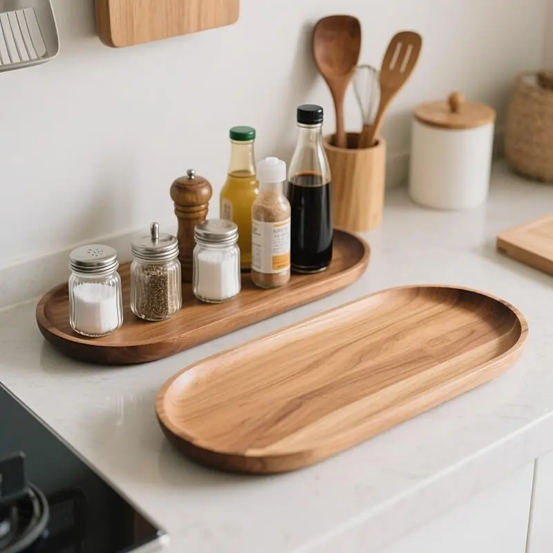 [Oval Trays] 2/3pcs Of Oval Trays, Suitable for Living Rooms, Coffee Tables, Bedside Breakfasts, Candle Displays, Serving Trays for Fruits, Cakes, Snacks, And Breakfast, Reusable Kitchenware, Decorative Trays for Family Dinners/holiday Parties