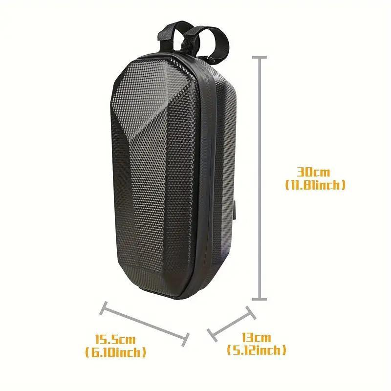 4L Electric Scooter Front Hanging Bag, Waterproof Folding EVA Hard Shell Bag for Xiao Mi Mijia M365 Pro 2 1S Ninebot Electric Scooter, for Carrying Charger and Repair Tools, E-bike Bike Handlebar Bag, Ebike