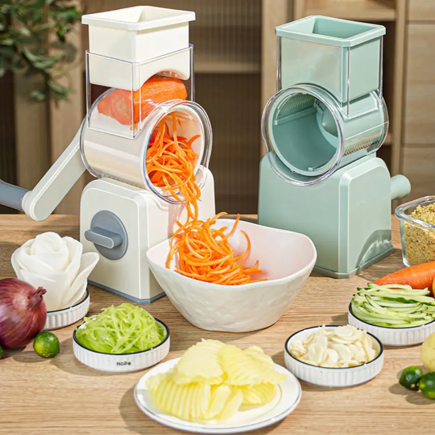 Multi-Functional Kitchen Hand Roller Slicer, Potato Vegetable Slicer, Grater, Chopper, Kitchen Vegetable Cutter, Essential Cooking Tool, Easy to Use