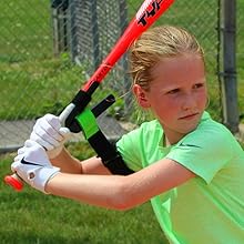 AGS SWINGRAIL Baseball/Softball Hitting Trainer – Swing Trainer Aid for Batting & Hitting Practice – Baseball Training Equipment to Improve Bat Speed, Swing Mechanics, Contact & Timing – For Ages 9 and Up