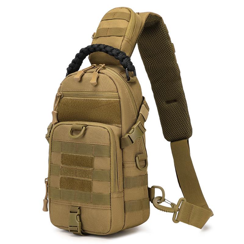 Backpack Camouflage Outdoor Breast Bag Men's and Women's Multifunctional Shoulder Oblique Span Bag Sports Mountaineering Travel Backpack gym